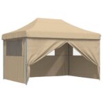 Tente de réception pliable escamotable avec 4 parois latérales – Image 5