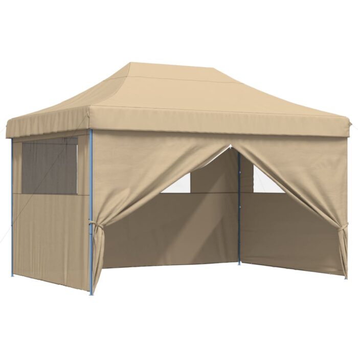 Tente de réception pliable escamotable avec 4 parois latérales – Image 5