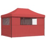 Tente de réception pliable escamotable avec 4 parois latérales – Image 3