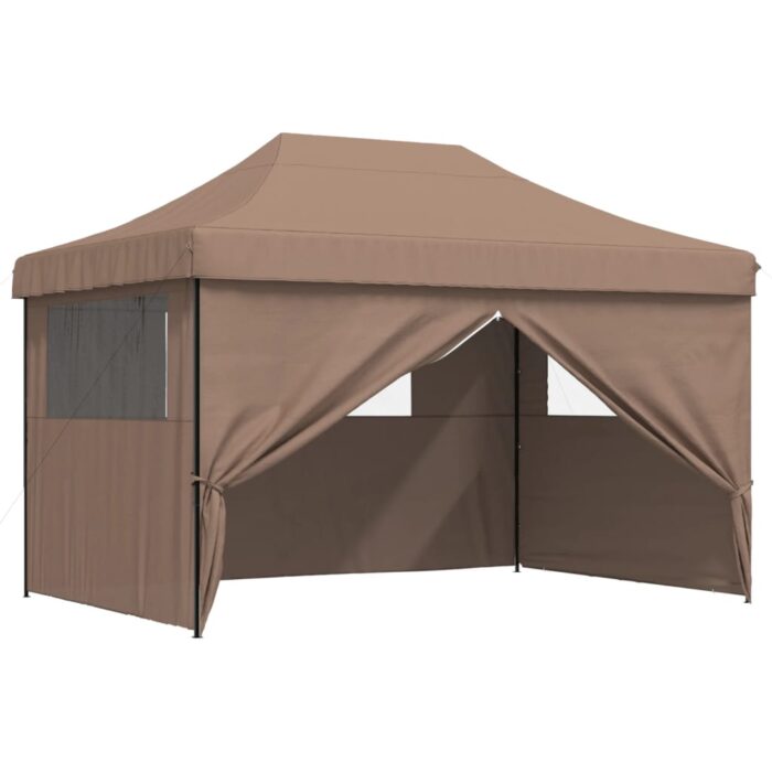 Tente de réception pliable escamotable avec 4 parois latérales – Image 5
