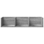 Armoires murales 2pcs sonoma gris 75x18x16,5 cm bois ingénierie – Image 3