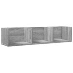 Armoires murales 2pcs sonoma gris 75x18x16,5 cm bois ingénierie – Image 4