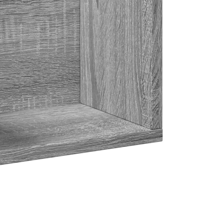 Armoires murales 2pcs sonoma gris 75x18x16,5 cm bois ingénierie – Image 7