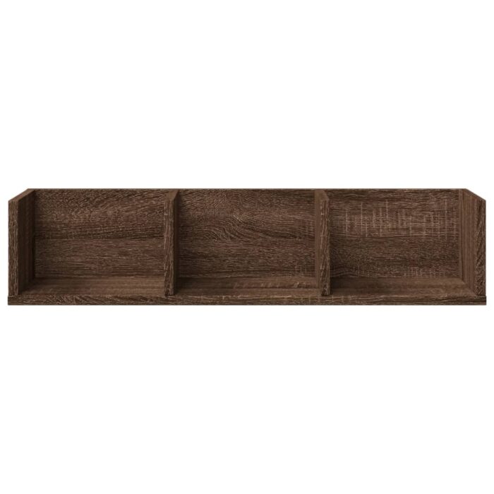 Armoire murale chêne marron 75x18x16,5 cm bois d'ingénierie – Image 3