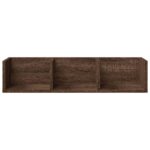 Armoires murales 2pcs chêne marron 75x18x16,5cm bois ingénierie – Image 3