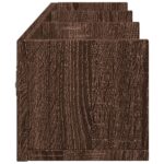 Armoires murales 2pcs chêne marron 75x18x16,5cm bois ingénierie – Image 5