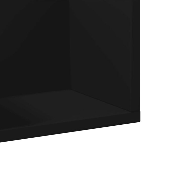 Armoires murales 2 pcs noir 99x18x16,5 cm bois d'ingénierie – Image 7