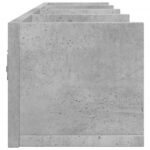 Armoire murale gris béton 99x18x16,5 cm bois d'ingénierie – Image 4