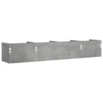 Armoire murale gris béton 99x18x16,5 cm bois d'ingénierie – Image 5