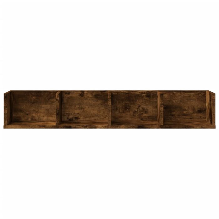 Armoires murales 2pcs chêne fumé 99x18x16,5cm bois d'ingénierie – Image 3