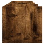 Armoires murales 2pcs chêne fumé 99x18x16,5cm bois d'ingénierie – Image 5