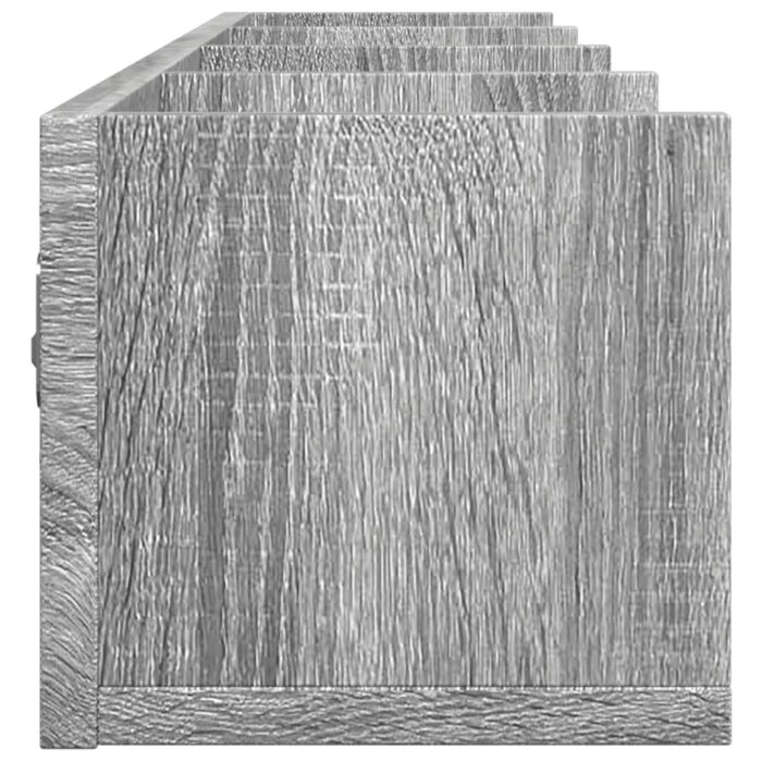 Armoires murales 2 pcs sonoma gris 99x18x16,5cm bois ingénierie – Image 5