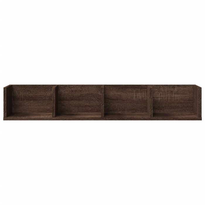 Armoire murale chêne marron 99x18x16,5 cm bois d'ingénierie – Image 3