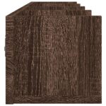 Armoire murale chêne marron 99x18x16,5 cm bois d'ingénierie – Image 4
