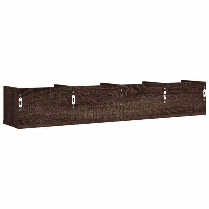 Armoire murale chêne marron 99x18x16,5 cm bois d'ingénierie – Image 5