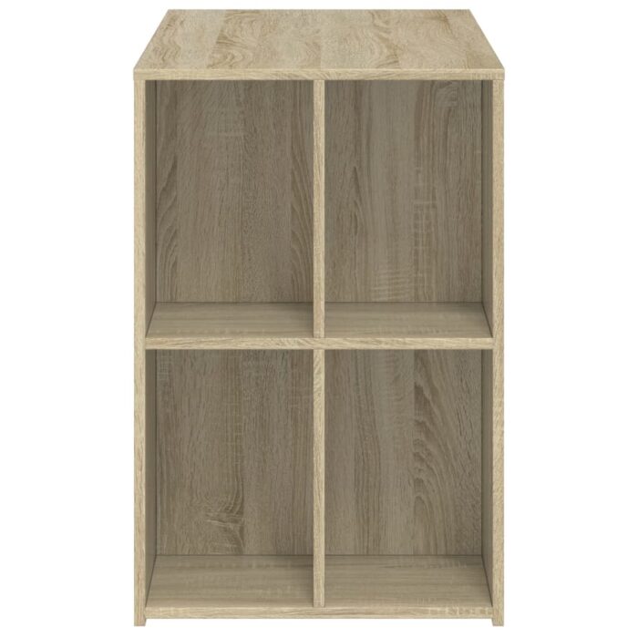 Bureau chêne sonoma 102x50x75 cm bois d'ingénierie – Image 3