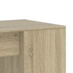 Bureau chêne sonoma 102x50x75 cm bois d'ingénierie – Image 5