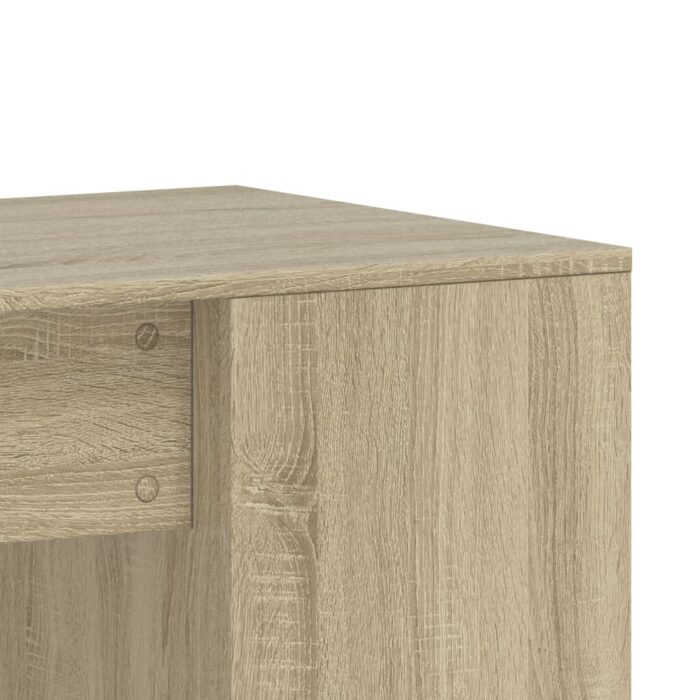 Bureau chêne sonoma 102x50x75 cm bois d'ingénierie – Image 5