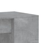 Bureau gris béton 102x50x75 cm bois d'ingénierie – Image 5
