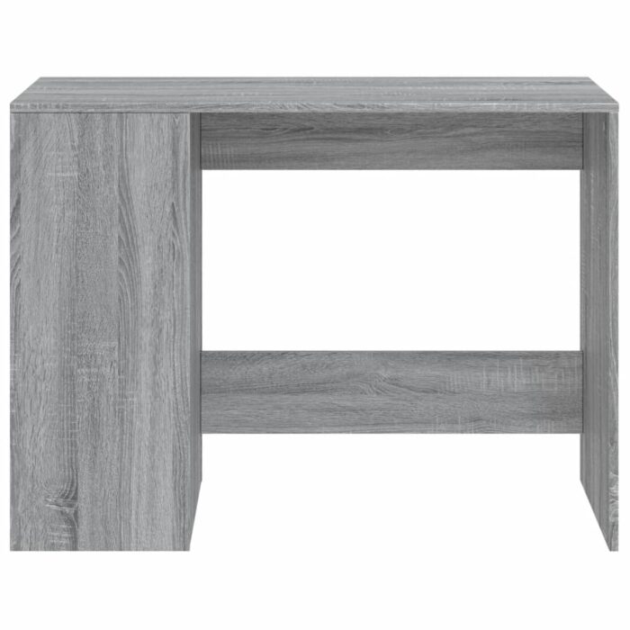 Bureau sonoma gris 102x50x75 cm bois d'ingénierie – Image 2