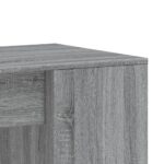 Bureau sonoma gris 102x50x75 cm bois d'ingénierie – Image 5