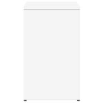 Table d'appoint blanc 50x30x50 cm bois d’ingénierie – Image 4