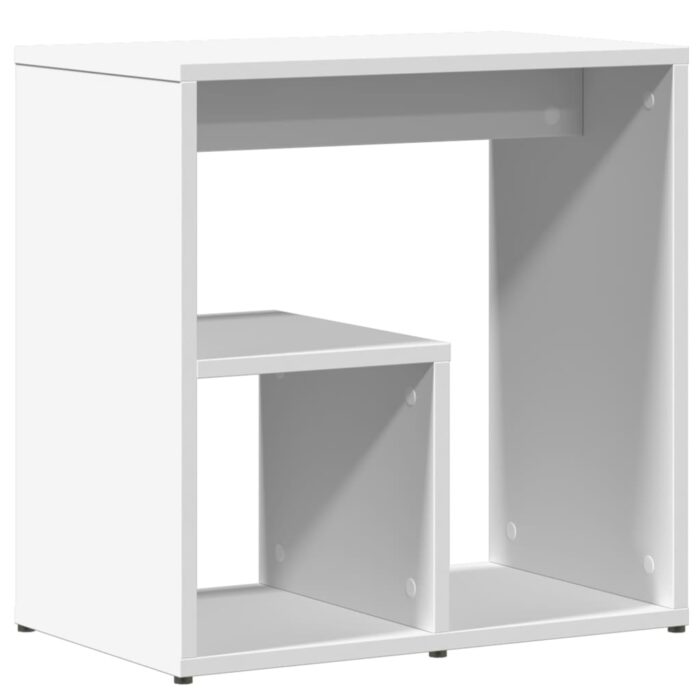 Tables d'appoint 2 pcs blanc 50x30x50 cm bois d’ingénierie – Image 3