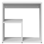 Tables d'appoint 2 pcs blanc 50x30x50 cm bois d’ingénierie – Image 4