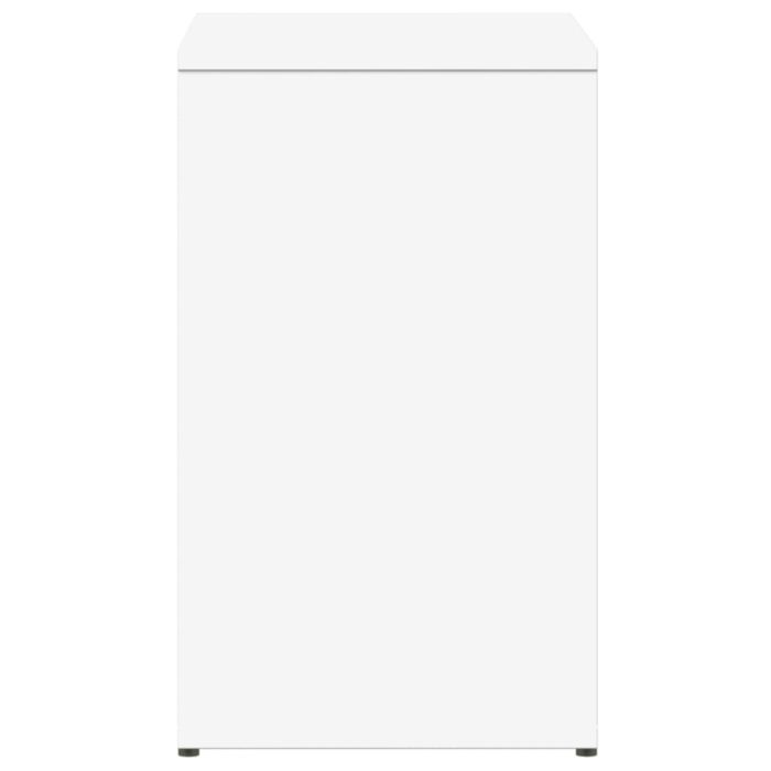 Tables d'appoint 2 pcs blanc 50x30x50 cm bois d’ingénierie – Image 5