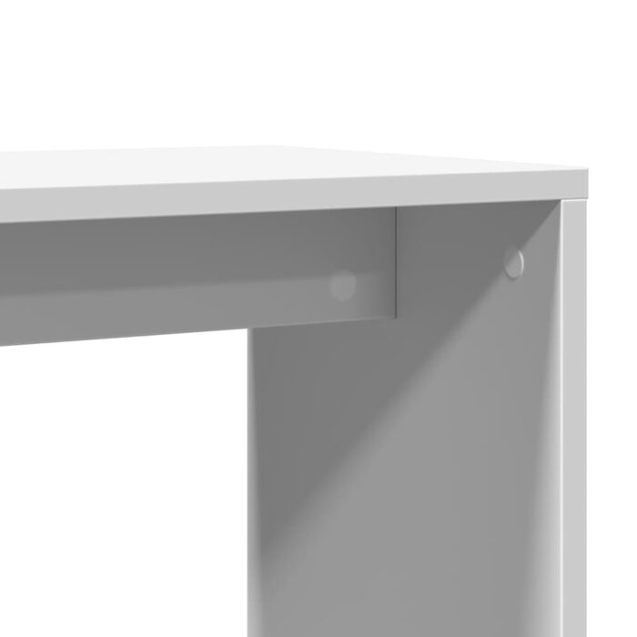 Tables d'appoint 2 pcs blanc 50x30x50 cm bois d’ingénierie – Image 7