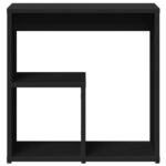 Tables d'appoint 2 pcs noir 50x30x50 cm bois d’ingénierie – Image 4