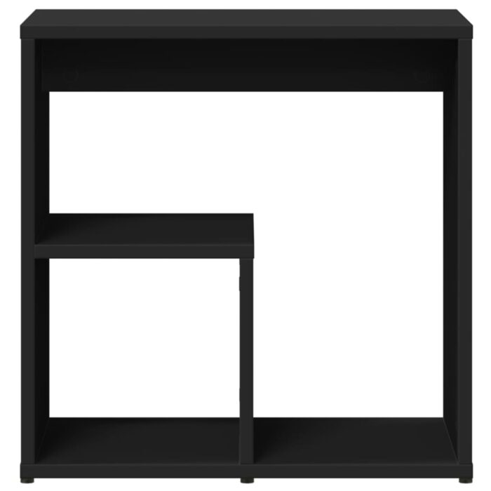 Tables d'appoint 2 pcs noir 50x30x50 cm bois d’ingénierie – Image 4