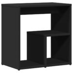 Tables d'appoint 2 pcs noir 50x30x50 cm bois d’ingénierie – Image 6