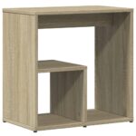 Tables d'appoint 2 pcs chêne sonoma 50x30x50 cm bois ingénierie – Image 3