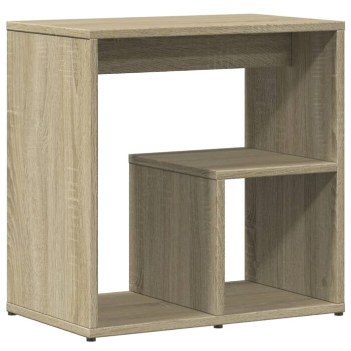 Tables d'appoint 2 pcs chêne sonoma 50x30x50 cm bois ingénierie – Image 6