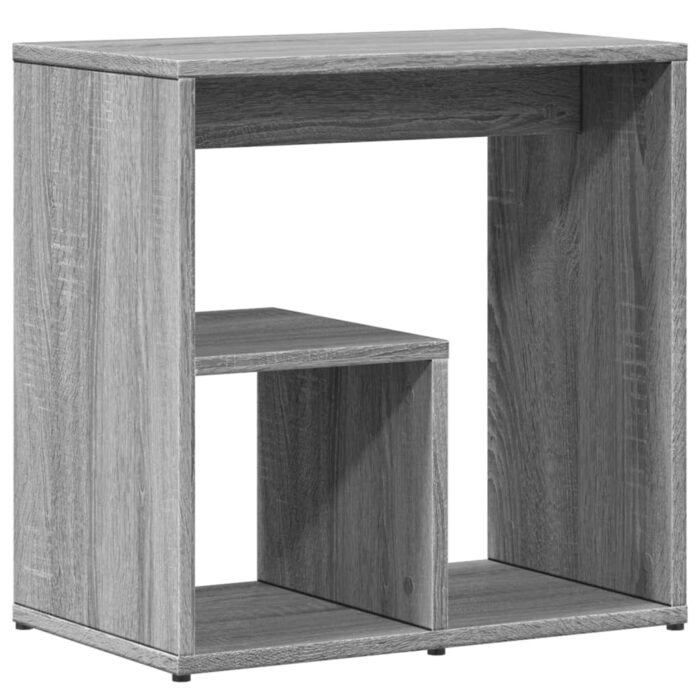 Tables d'appoint 2 pcs sonoma gris 50x30x50cm bois d'ingénierie – Image 3