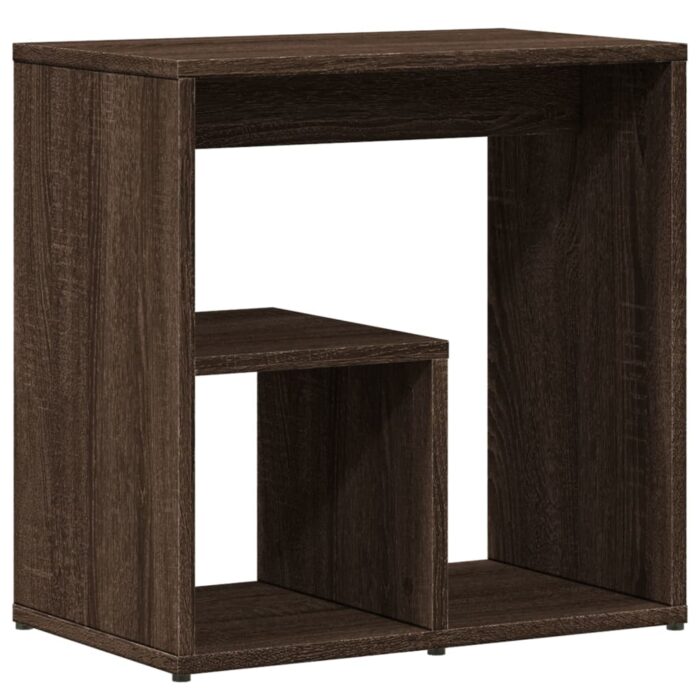 Tables d'appoint 2 pcs chêne marron 50x30x50 cm bois ingénierie – Image 3
