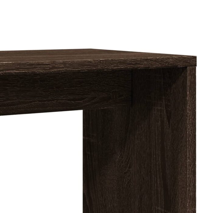 Tables d'appoint 2 pcs chêne marron 50x30x50 cm bois ingénierie – Image 7