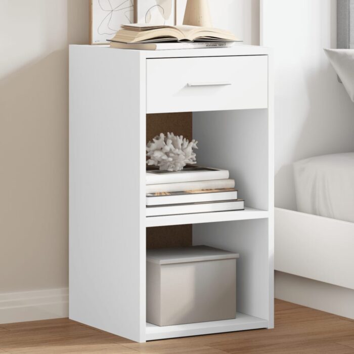 VXL8721012494794_m_en_hd_1.jpg Tables de chevet 2 pcs blanc 35x34x65 cm bois d'ingénierie – Image 1