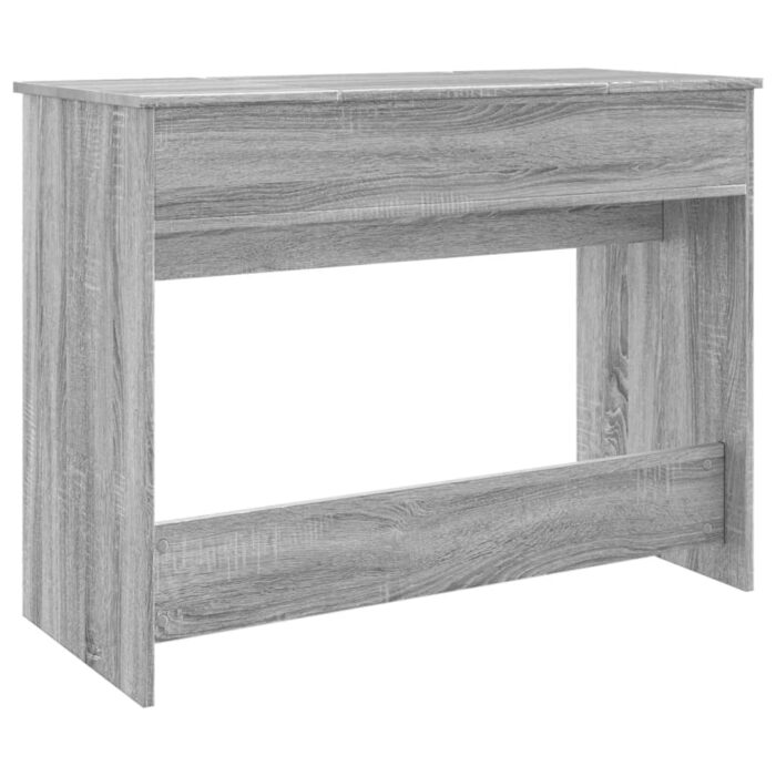 Coiffeuse avec miroir sonoma gris 100x45x76 cm – Image 5
