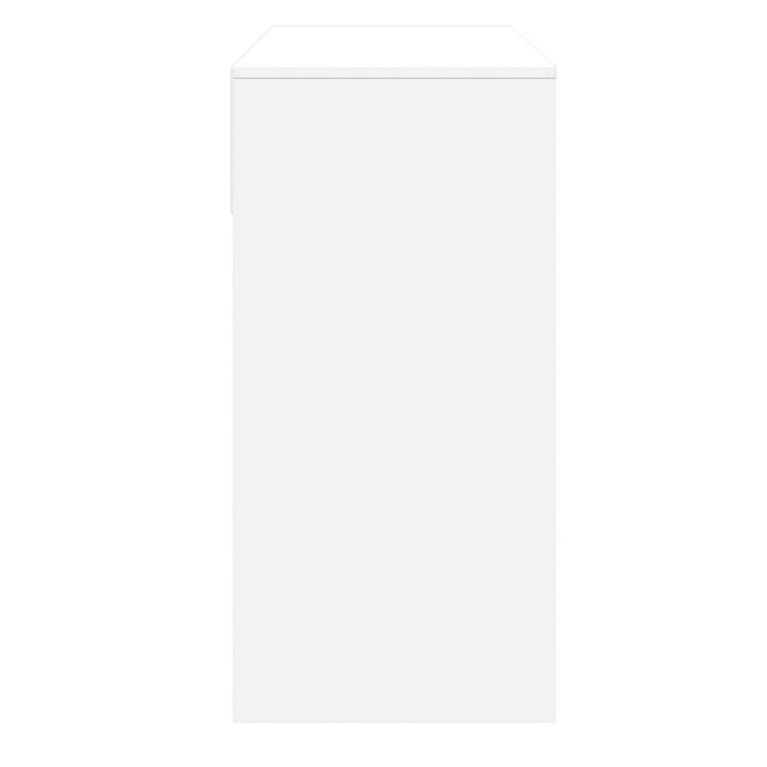 Coiffeuse avec miroir blanc 80x39x80 cm – Image 4