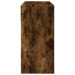 Coiffeuse avec miroir chêne fumé 80x39x80 cm – Image 4