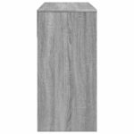 Coiffeuse avec miroir sonoma gris 80x39x80 cm – Image 4