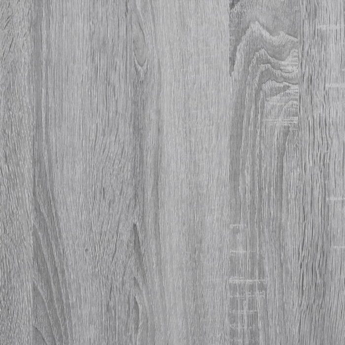 Coiffeuse avec miroir sonoma gris 80x39x80 cm – Image 7