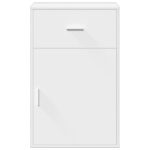 Armoire de rangement blanc 56,5x39x90 cm bois d'ingénierie – Image 3