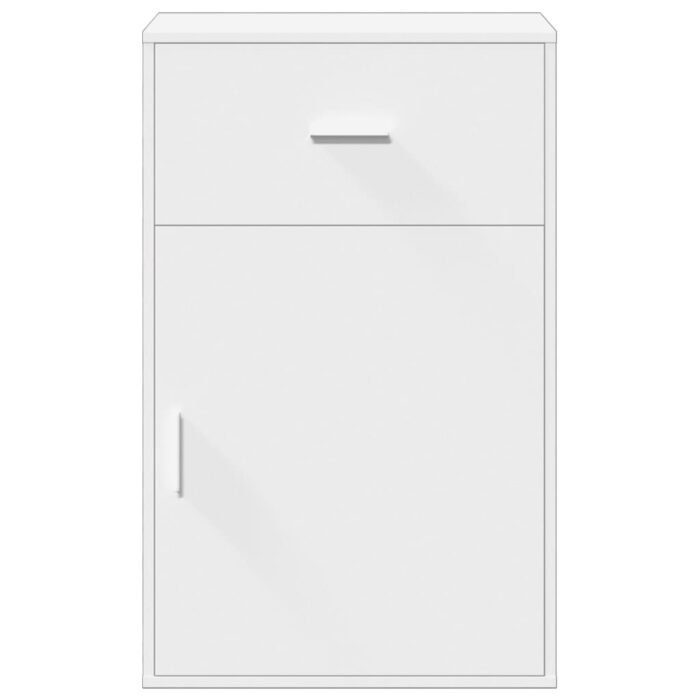 Armoire de rangement blanc 56,5x39x90 cm bois d'ingénierie – Image 3