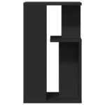 Table d'appoint noir 35x35x60 cm bois d'ingénierie – Image 3