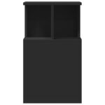 Table d'appoint noir 35x35x60 cm bois d'ingénierie – Image 4