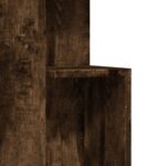 Table d'appoint chêne fumé 35x35x60 cm bois d'ingénierie – Image 6
