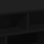 Table basse noir 70x70x29 cm bois d'ingénierie – Image 6